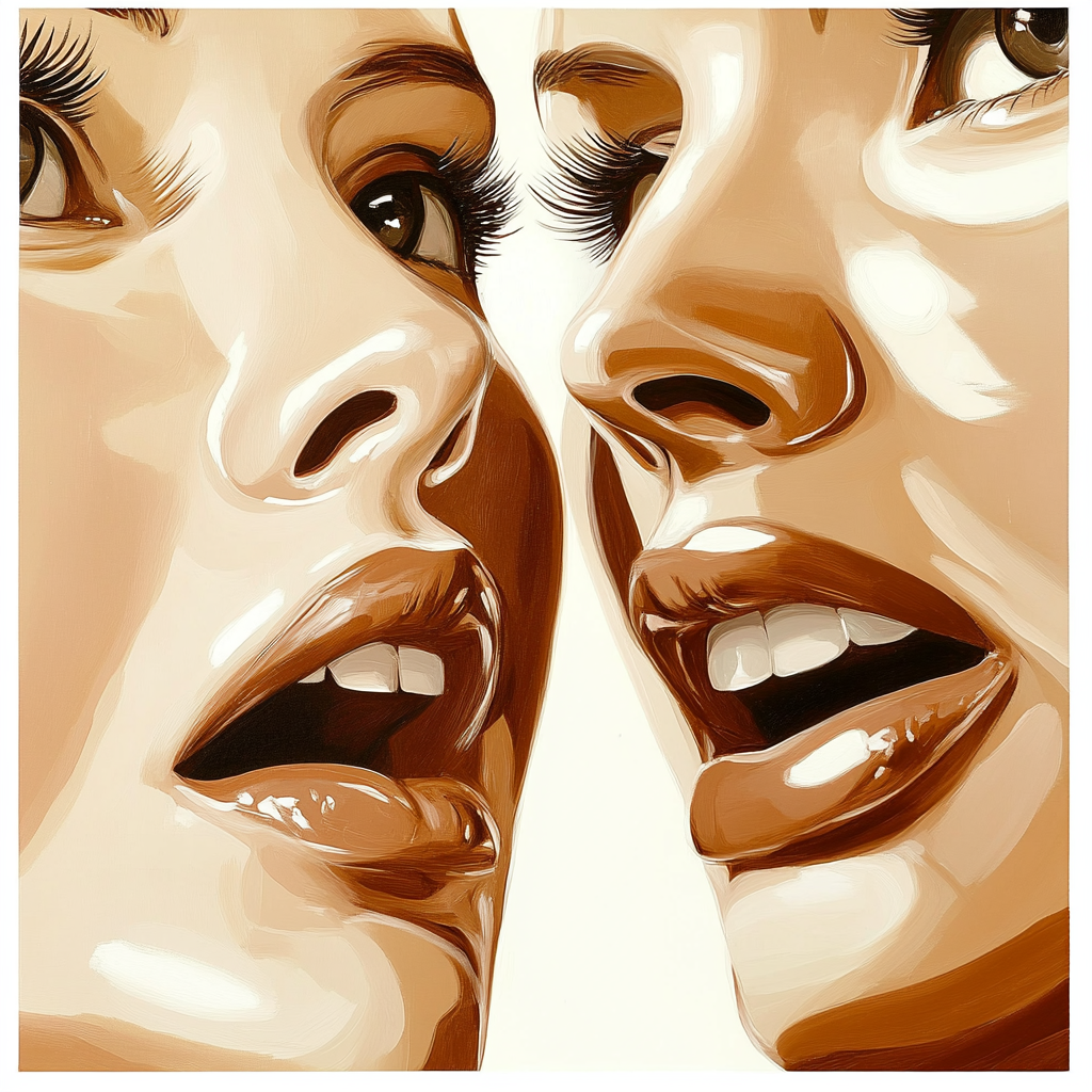 Illustration of Two women Building Emotional Intimacy Through Communication for in Deep Blog